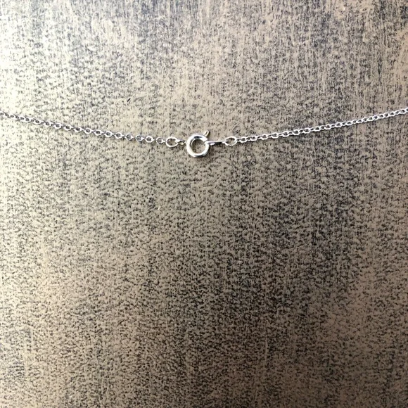 Free with any purchase! Silver plated brass tiny floating heart 18” necklace - Picture 6 of 7